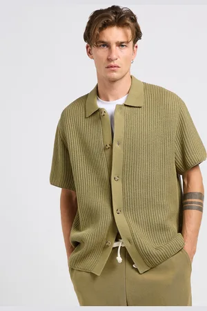 Les Deux Chemise col classique tricot en coton