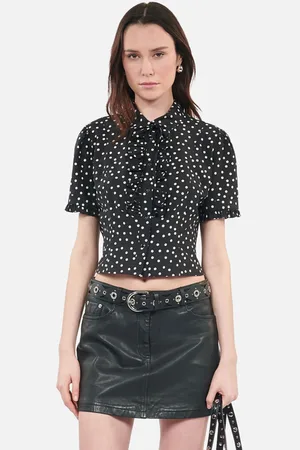 The Kooples Chemise ajustée col classique en coton et soie mélangé imprimé