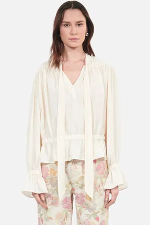 The Kooples Top ample avec fronces