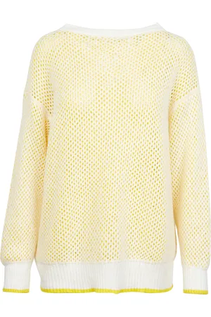 Max&Co. Pull coll rond réversible en coton mélangé