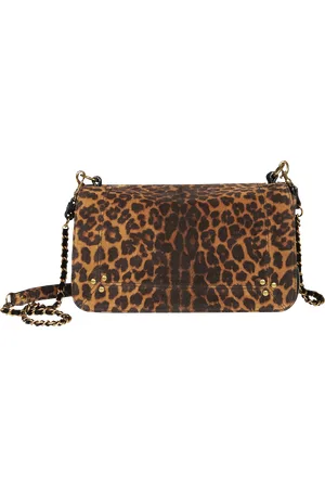 JÉRÔME DREYFUSS Sac bandoulière en cuir velours