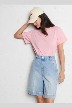 Bash Tee-shirt droit col rond en coton