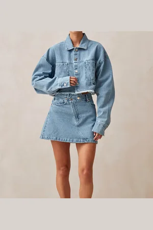 ALOHAS Jupe courte en denim