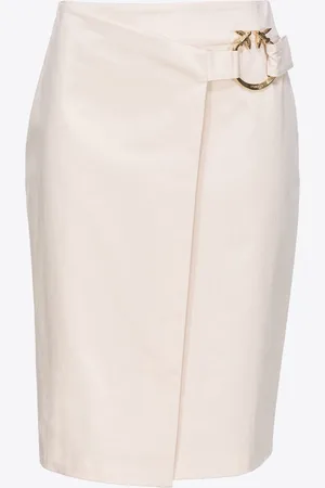 Pinko Jupe mi-longue technique avec boucle effet piercing