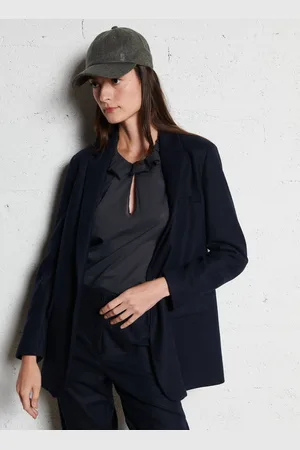 Pomandere Veste de costume col tailleur en laine mélangée