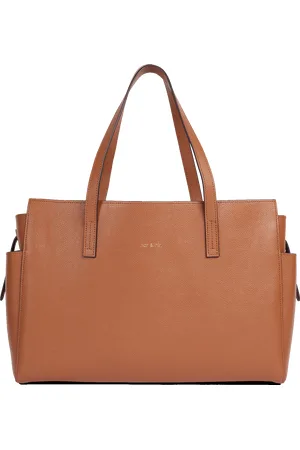 Nat & Nin Cabas en cuir motif reptile