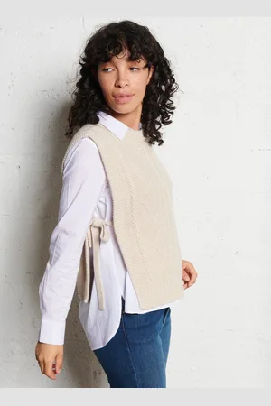 SUZIE WINKLE Pull col rond droit en maille