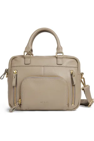 Nat & Nin Sac à main multipoches en cuir