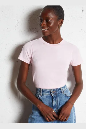 American Vintage Tee-shirt col rond en coton