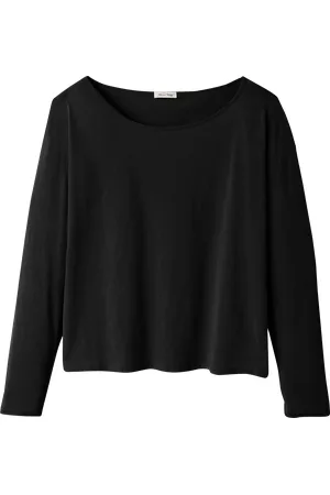 American Vintage Tee-shirt ample à col bateau en coton