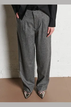 Bellepiece Pantalon tailleur en laine mélangée