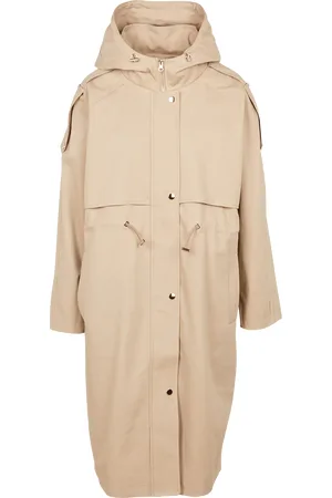 Bash Trench à capuche en coton