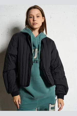 Rains Veste droite col teddy matelassée
