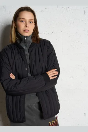 Rains Blouson col teddy droit matelassé