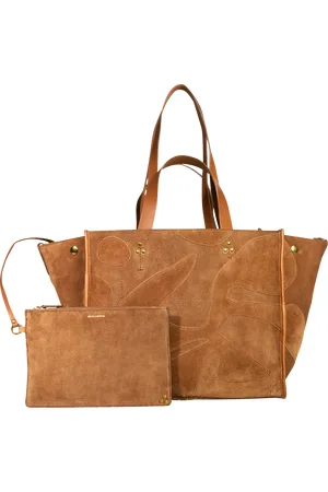 JÉRÔME DREYFUSS Sac cabas en cuir velours