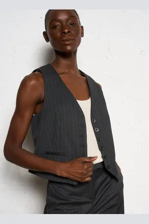 MAISON 123 Gilet court encolure v