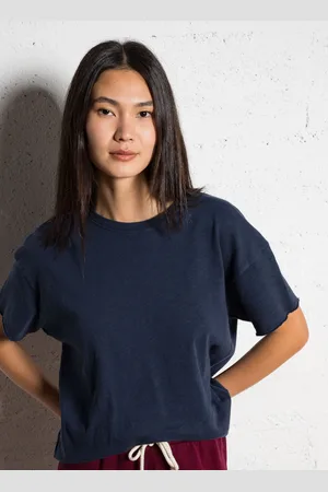 American Vintage Tee-shirt droit à col rond en coton