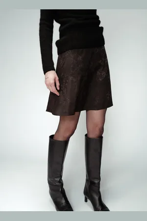 GRACE ET MILA Jupe courte en jacquard imprimé