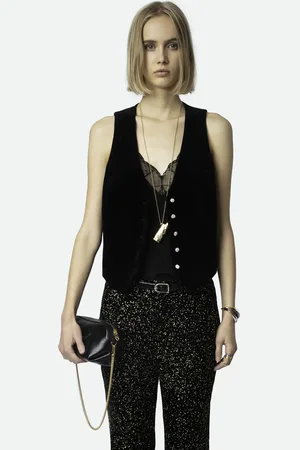 Zadig & Voltaire Gilet de tailleur en coton