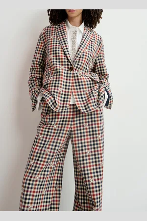 Essentiel Antwerp Veste de tailleur à carreaux