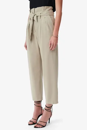 IRO Pantalon droit en laine mélangée