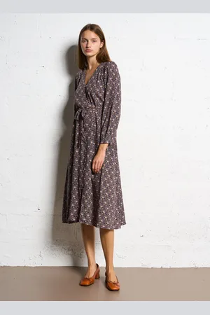 La Petite Etoile Robe midi Col V imprimé