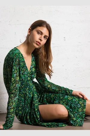 Fabienne Chapot Robe longue imprimée en fibres recyclées mélangées