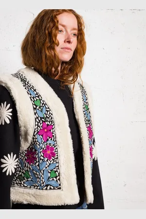 Fabienne Chapot Veste sans manche brodé