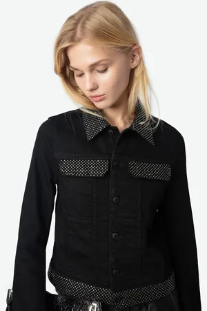Zadig & Voltaire Blouson à strass en coton