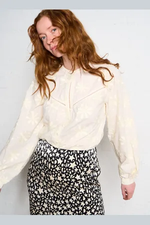 Fabienne Chapot Chemise droite brodée en coton