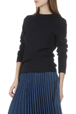 Armor.lux Pull col rond rayé en laine