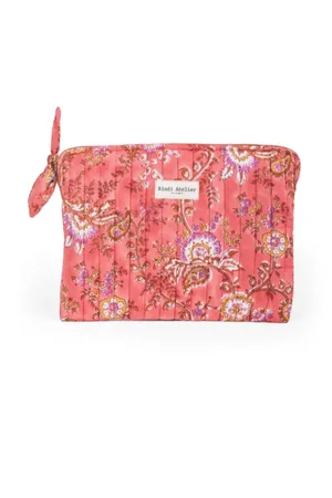 BINDI ATELIER Pochette plate capri goji en coton