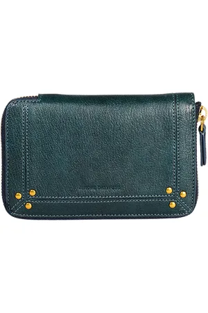 JÉRÔME DREYFUSS Portefeuille zippé en cuir