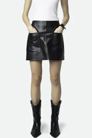 Zadig & Voltaire Jupe courte en cuir