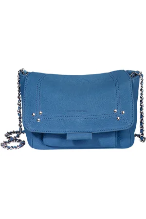 JÉRÔME DREYFUSS Sac bandoulière en cuir velours