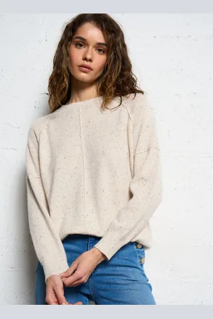 MAISON 123 Pull col rond en cachemire