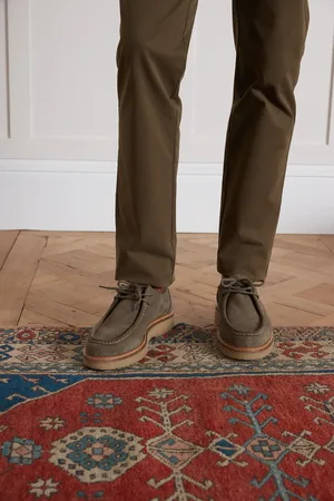 CYRILLUS Derbies lacets croûte de cuir