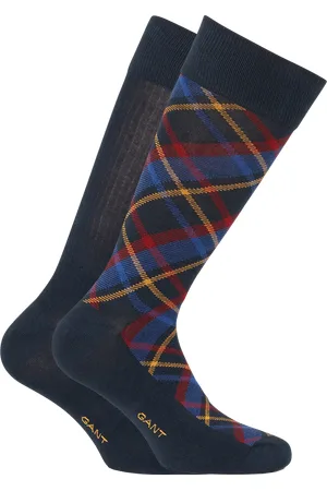 GANT Lot de 2 paires de chaussettes en coton mélangé
