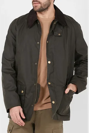 Barbour Manteau col classique en coton ciré
