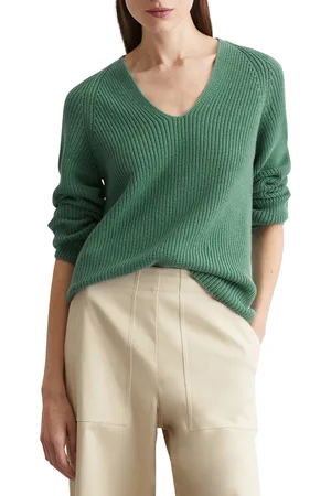 Marc O’ Polo Pull tricot Col V en coton