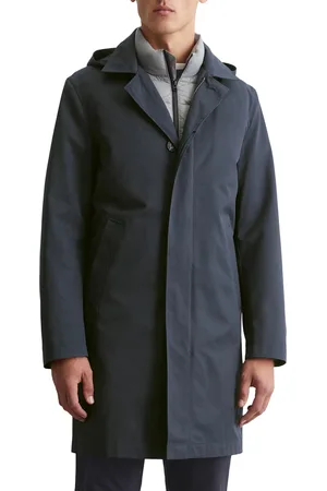 Marc O’ Polo Manteau boutonné à capuche amovible