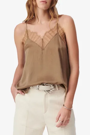 IRO Caraco dentelle en soie