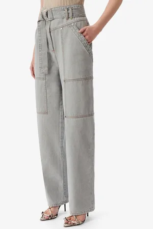 IRO Jean droit en coton