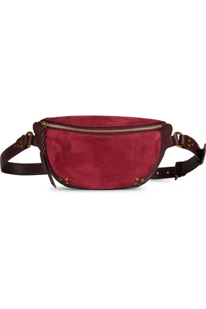JÉRÔME DREYFUSS Sac banane en cuir velours