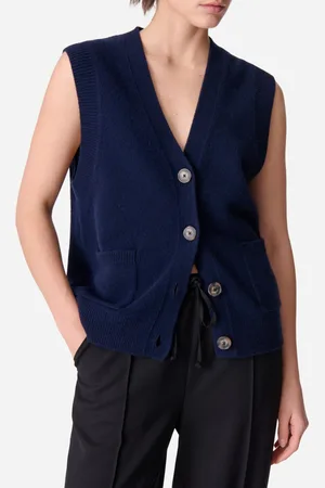 Vanessa Bruno Gilet droit Col V en laine