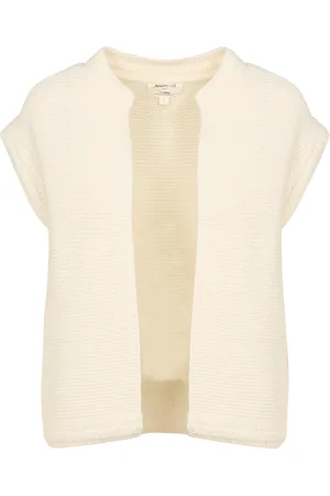 MAISON 123 Gilet sans manches en coton mélangé