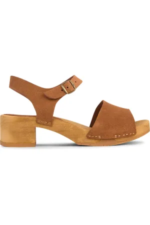 BOSABO Sandales à talon en cuir suédé