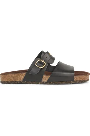BOSABO Sandales plates en cuir