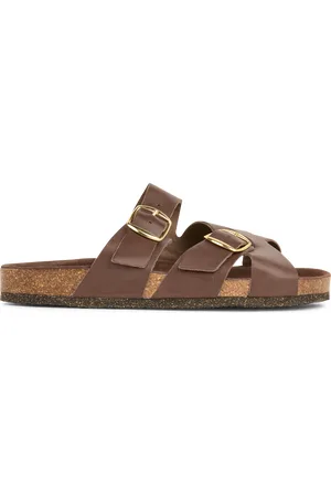 BOSABO Claquettes multi brides en cuir