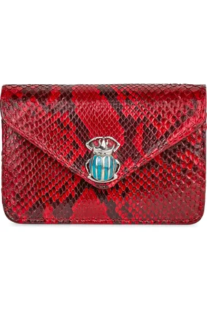 CLARIS VIROT Portefeuille en cuir imprimé